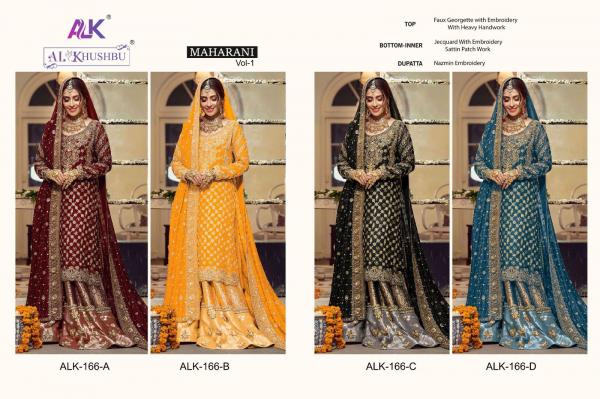 Alk Khushbu Maharani Vol Georgette Pakistani Suit Collection